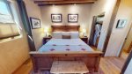 Cozy bedroom with king bed. Two spa quality robes provided 